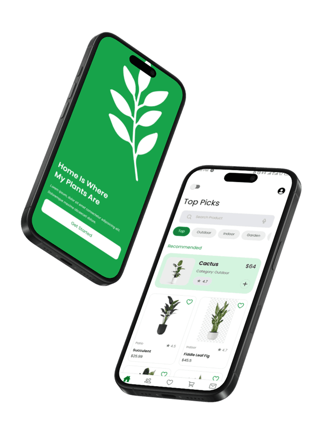 Leafy mobile preview